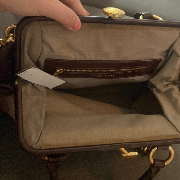 Marc Jacob’s brown leather quilted tote bag - Picture 10 of 12